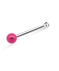 1.8mm Enamel Ball Bone Nose Stud NSKD-845E 